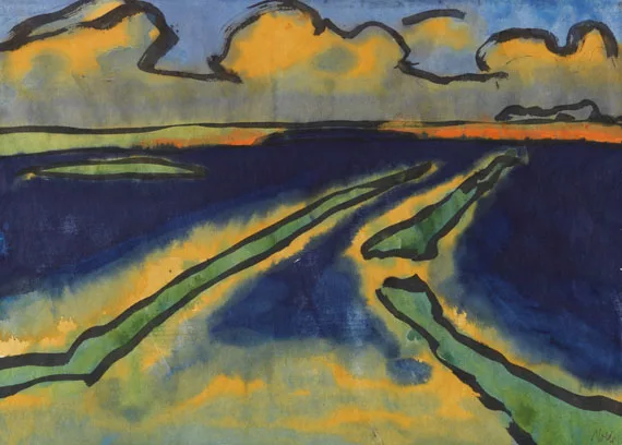 Emil Nolde — Marschlandschaft