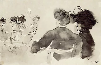 Emil Nolde — Im Café
