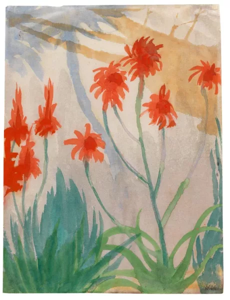 Emil Nolde — Rote Blüten
