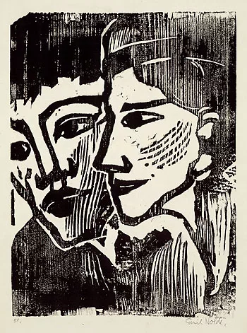 Emil Nolde — Doppelbildnis