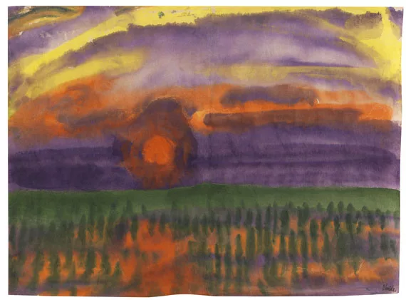 Emil Nolde — Untergehende Sonne