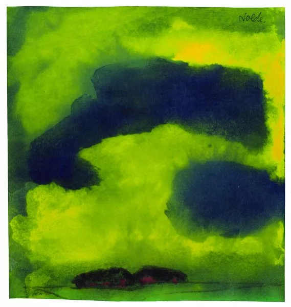 Emil Nolde — Bauernhof unter hohem Wolkenhimmel