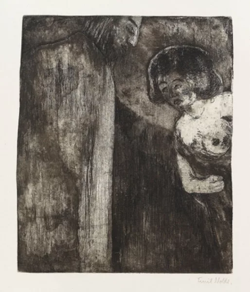 Emil Nolde — Christus und die Sünderin