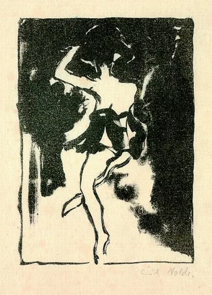 Emil Nolde — Tänzerin (klein)