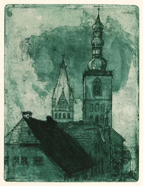 Emil Nolde — Petri- und Patrocli-Turm in Soest