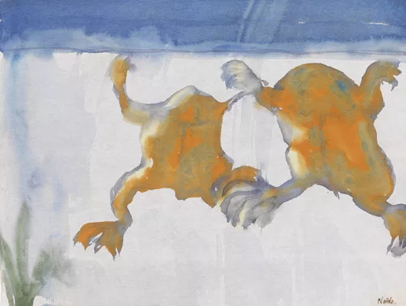 Emil Nolde — Zwei Frösche