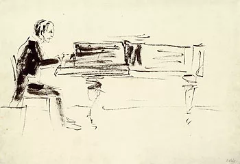 Emil Nolde — Am Flügel