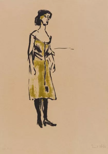 Emil Nolde — Tingel-Tangel-Sängerin