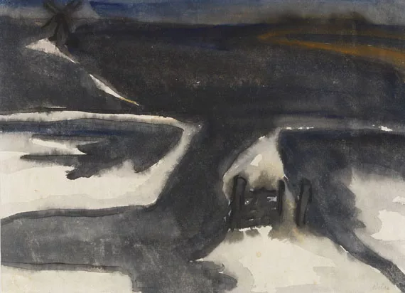 Emil Nolde — Marschlandschaft im Winter