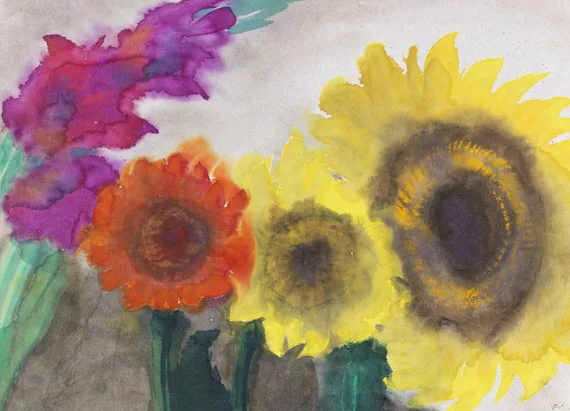 Emil Nolde — Sonnenblumen