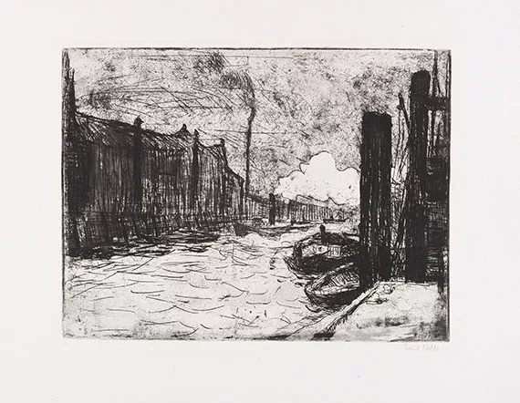 Emil Nolde — Hamburg. Freihafen