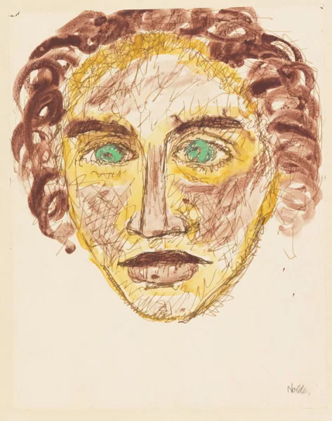 Emil Nolde — Kopf des Apostels Johannes