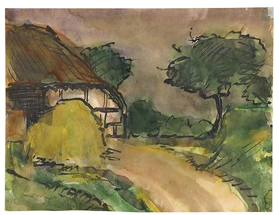 Emil Nolde — Landschaft, Insel Alsen