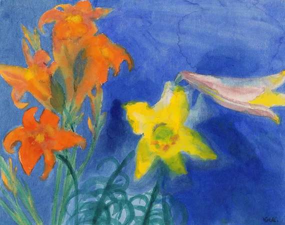 Emil Nolde — Lilien (rot und gelb)