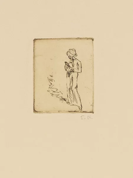 Emil Nolde — Lesende junge Frau