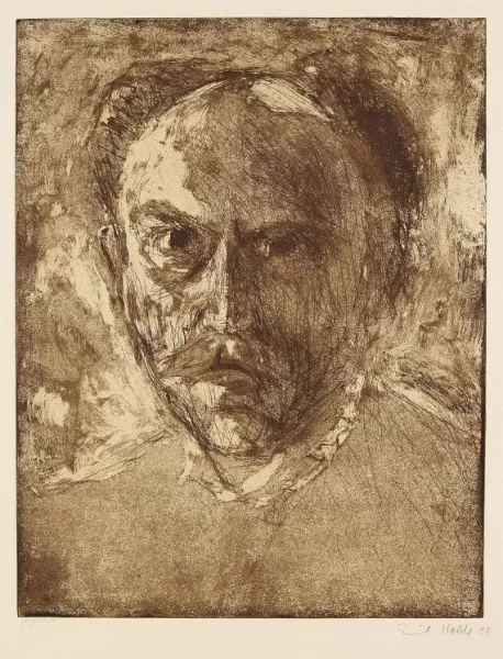 Emil Nolde — E.N. (Selbstporträt)