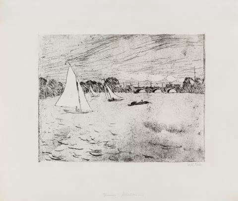 Emil Nolde — Hamburg: Alsterbassin