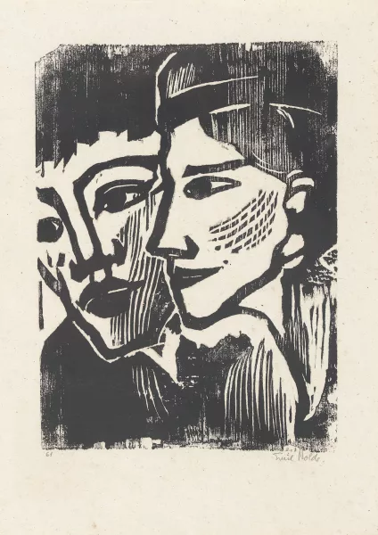 Emil Nolde — "Doppelbildnis".