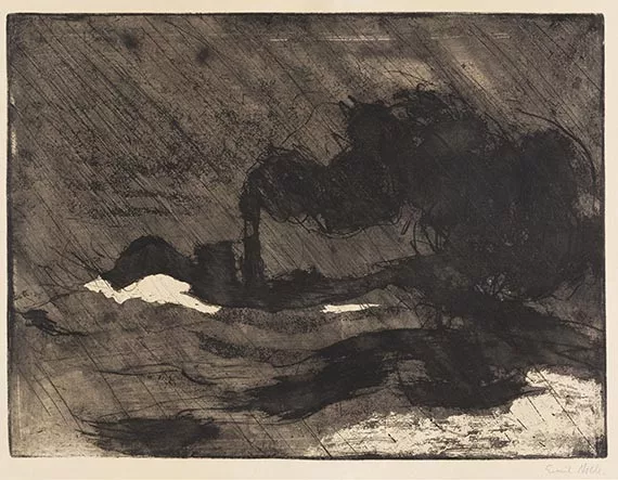 Emil Nolde — Dampfer (groß, dunkel)