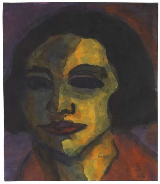 Emil Nolde — Mädchenkopf