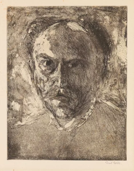 Emil Nolde — E.N. (Selbstporträt)