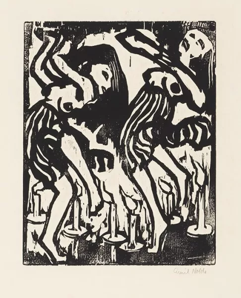 Emil Nolde — Kerzentänzerinnen