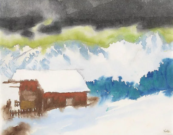 Emil Nolde — Almhütte