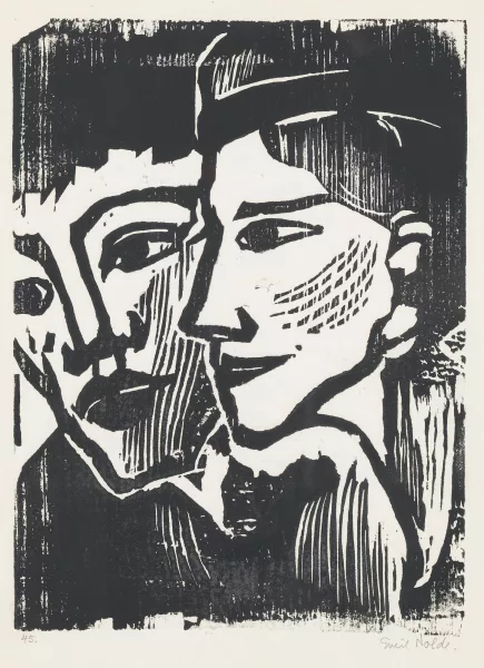 Emil Nolde — Doppelbildnis.