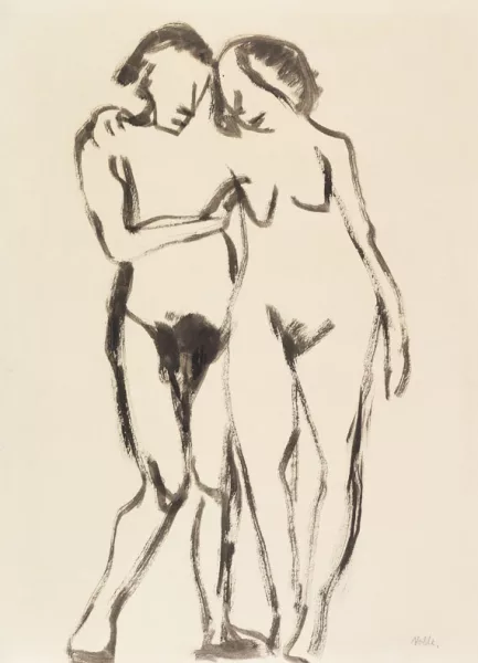 Emil Nolde — Nacktes Paar