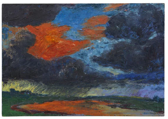 Emil Nolde — Herbstwolken, Friesland