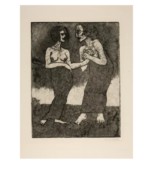 Emil Nolde — Mann und Mädchen