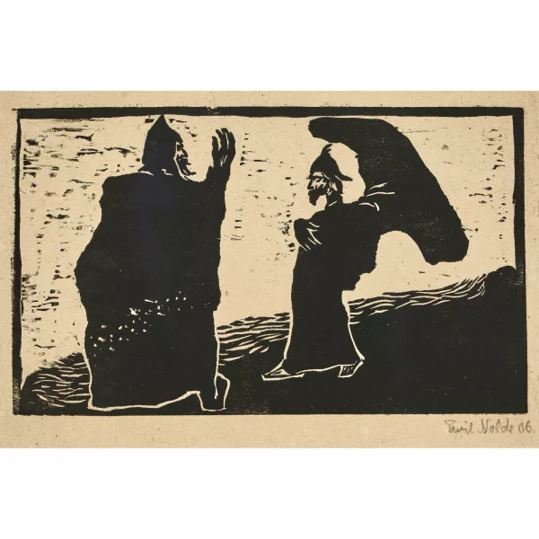 Emil Nolde — "General und Diener".
