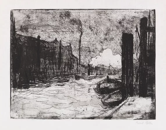 Emil Nolde — Hamburg, Freihafen
