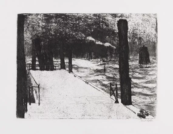 Emil Nolde — Hamburg, Landungsbrücke