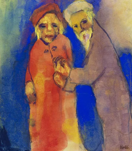 Emil Nolde — Einsames Paar