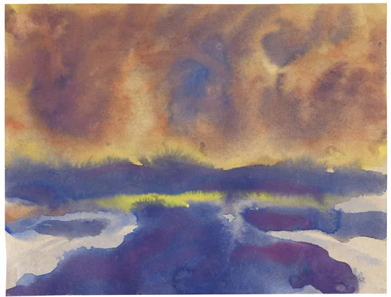 Emil Nolde — Meer mit Wolkenhimmel