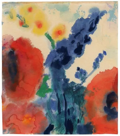Emil Nolde — Mohn und Rittersporn