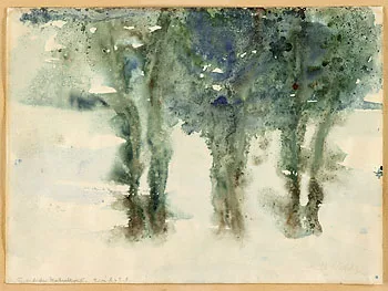 Emil Nolde — Weidengruppe im Schnee