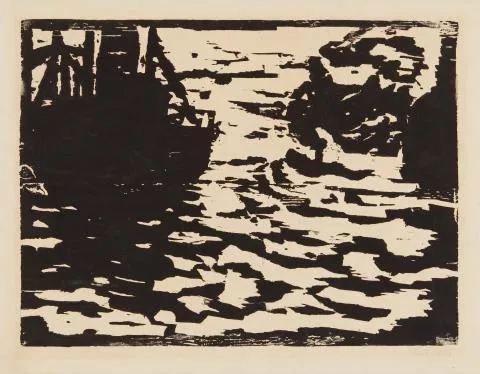 Emil Nolde — Großer und kleiner Dampfer
