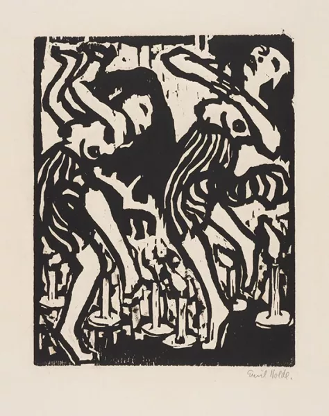 Emil Nolde — Kerzentänzerinnen