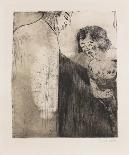 Emil Nolde — Christus und die Sünderin