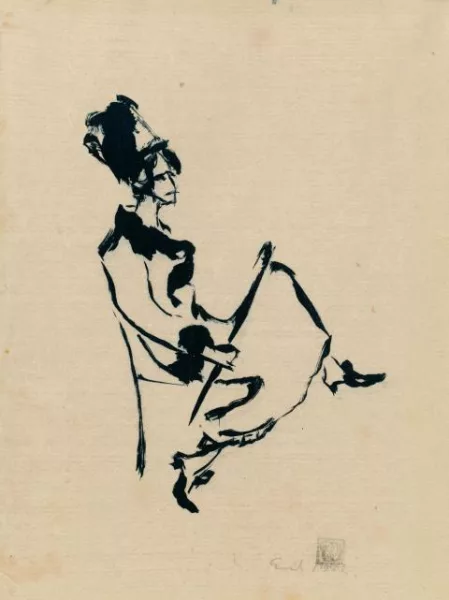 Emil Nolde — Sitzende Frau