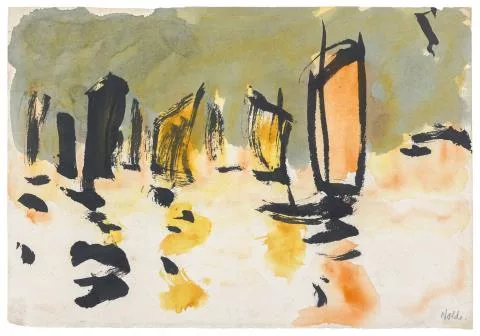 Emil Nolde — Dschunken im chinesischen Meer
