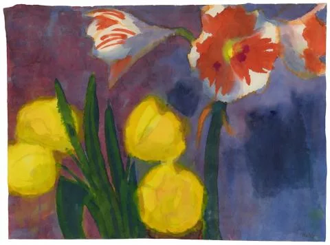 Emil Nolde — Tulpen und Amaryllis