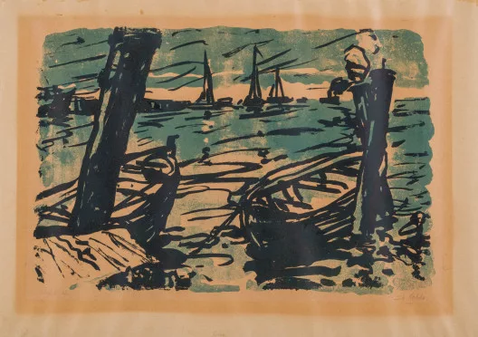 Emil Nolde — Boote, 1907
