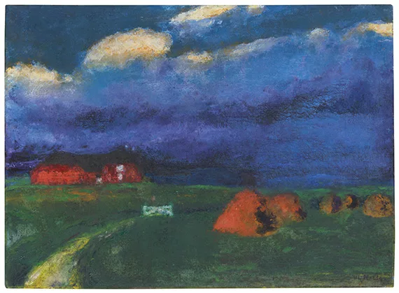 Emil Nolde — Landschaft mit Seebüllhof