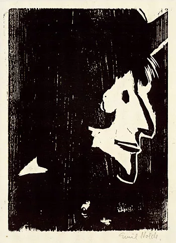 Emil Nolde — Frauenprofil