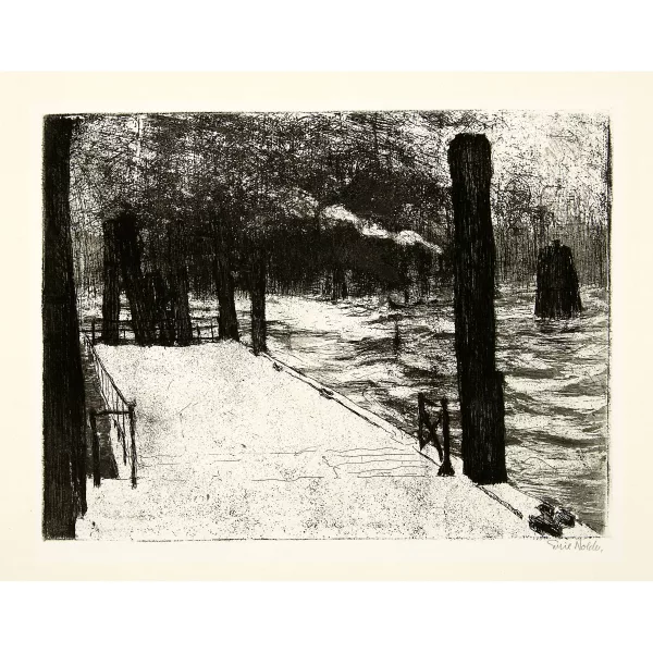 Emil Nolde — Hamburg, Landungsbrücke
