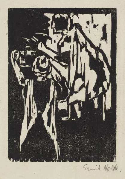 Emil Nolde — Fliederpflücken I