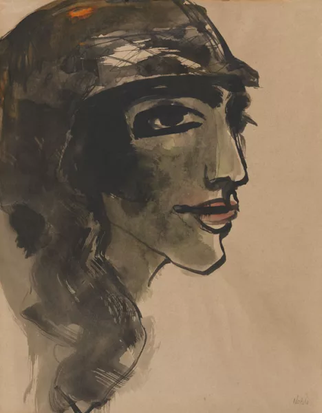 Emil Nolde — Insulanerkopf